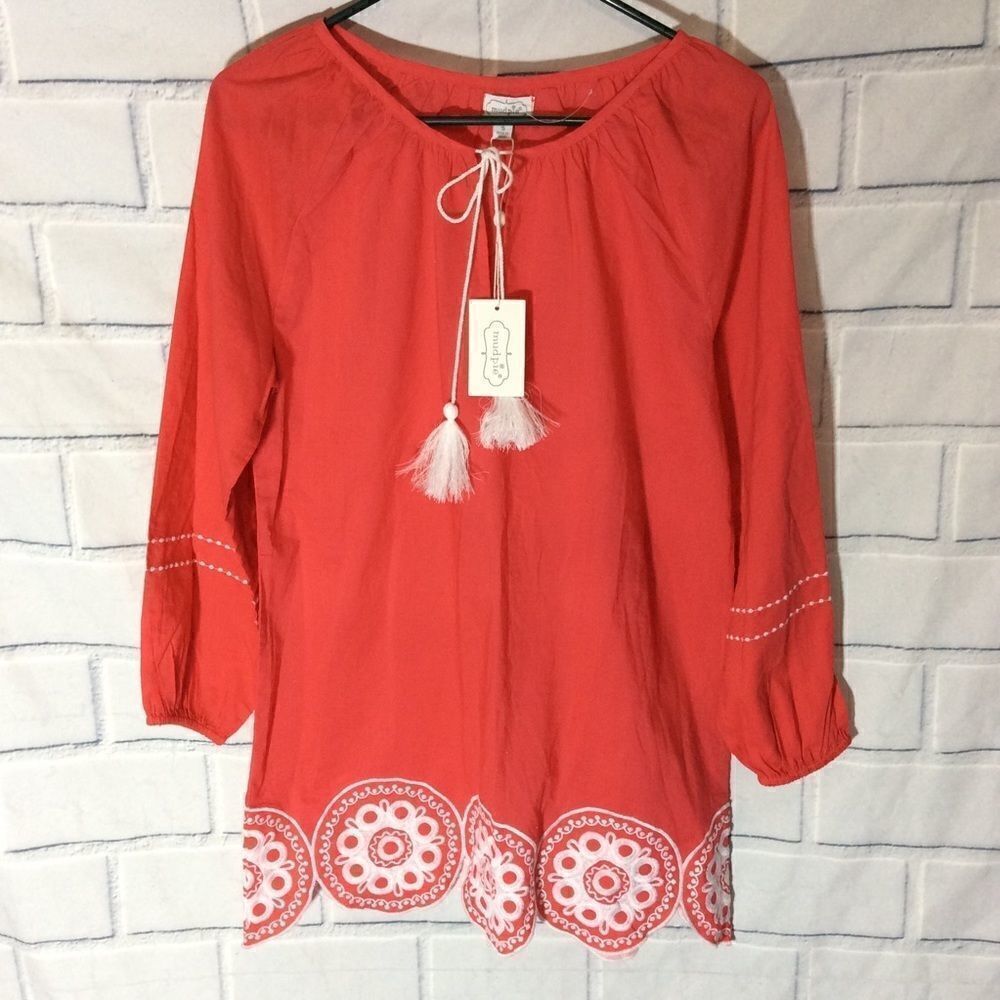 Mud Pie Dress Size Small S Coral